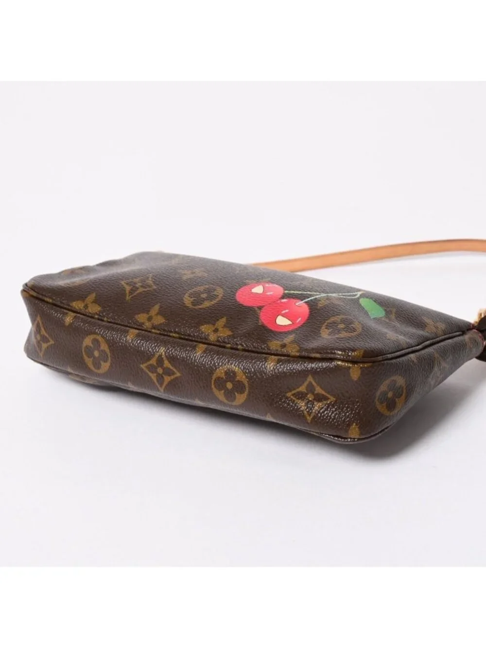 Louis Vuitton Monogram Cherry Pochette Accessoires Pouch Takashi Murakami
